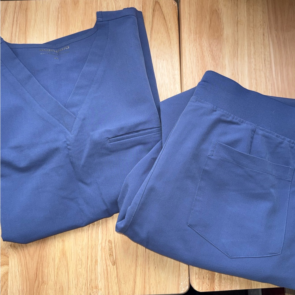 Blue Women's Scrub Set